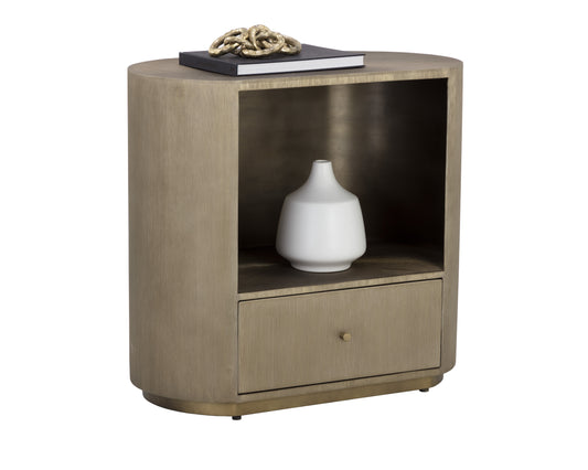 Siena Nightstand Oval