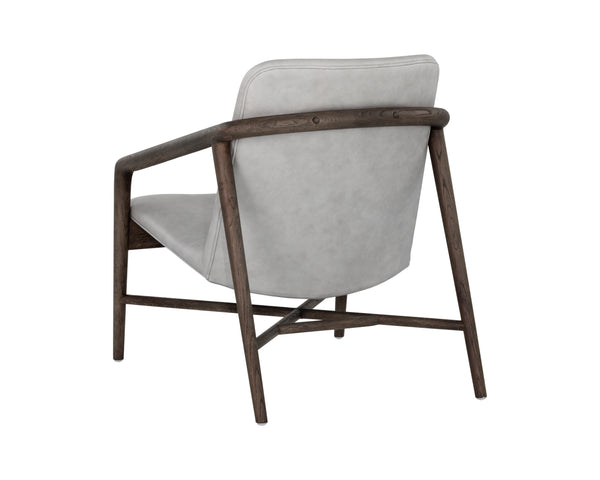 Cinelli Lounge Chair  Distressed Brown