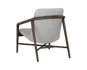 Cinelli Lounge Chair  Distressed Brown