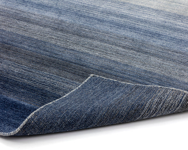 Lagos Handloomed Rug  Blue  5' X 8'