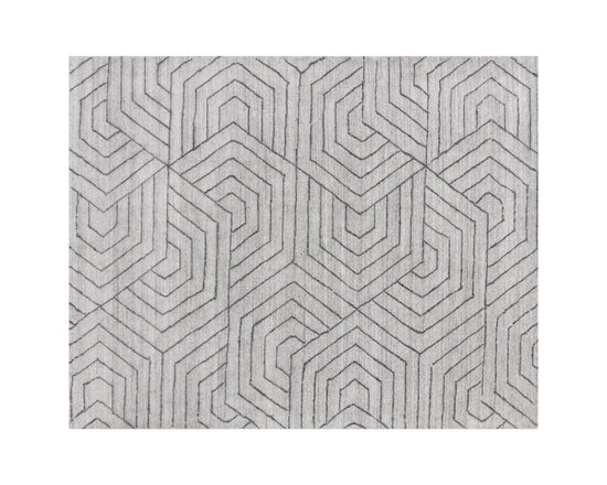 Mazey Handloomed Rug  Grey  8' X 10'