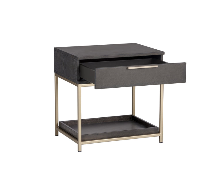 Rebel Nightstand Small  Gold