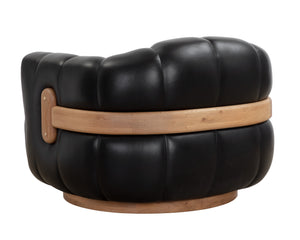 Tadeo Swivel Armchair  Rustic Oak