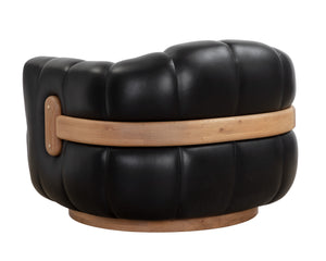 Tadeo Swivel Armchair  Rustic Oak