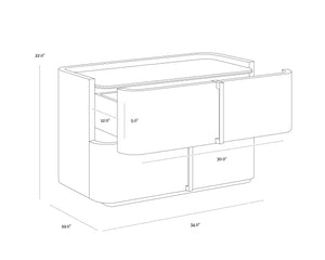 Jamille Nightstand Large