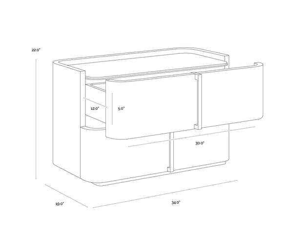 Jamille Nightstand Large