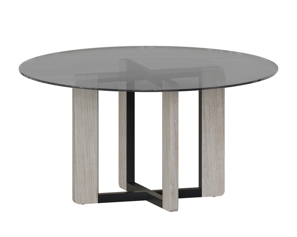 Glass Dining Table Top Round - 59"