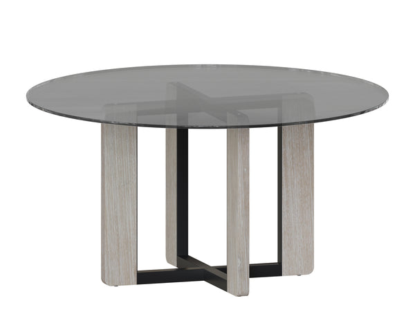 Glass Dining Table Top Round - 59"