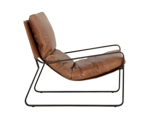 Zancor Lounge Chair  Gunmetal