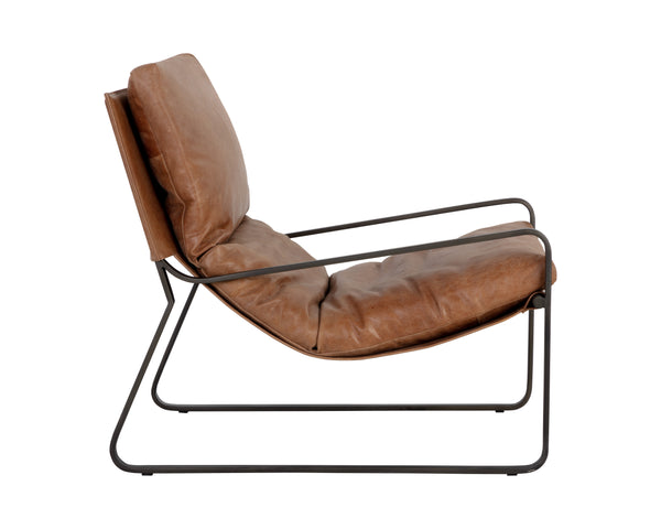 Zancor Lounge Chair  Gunmetal