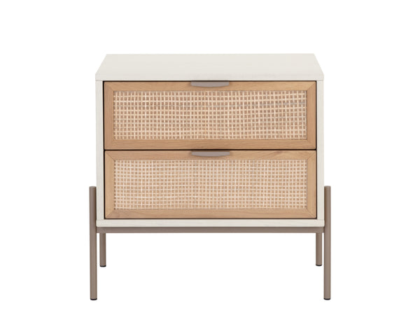 Avida Nightstand  Champagne Gold