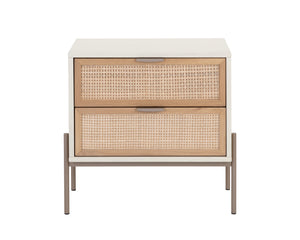 Avida Nightstand  Champagne Gold