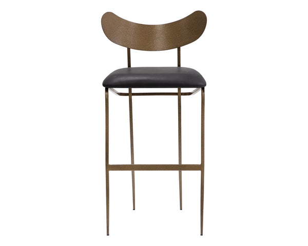 Gibbons Barstool  Antique Brass