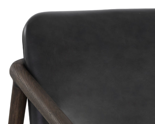 Cinelli Lounge Chair  Distressed Brown