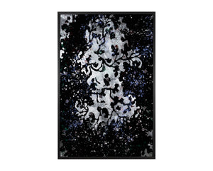 Floral Fantasy (Set Of 2)  40" X 60"  Charcoal Frame
