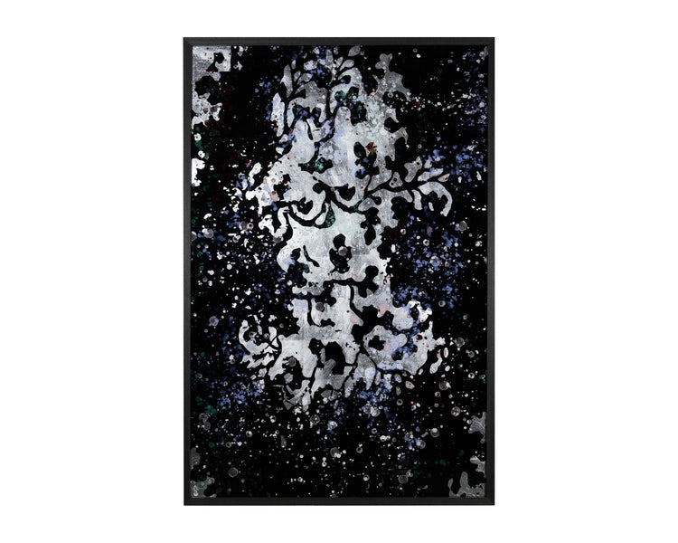 Floral Fantasy (Set Of 2)  40" X 60"  Charcoal Frame