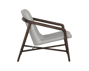 Cinelli Lounge Chair  Distressed Brown