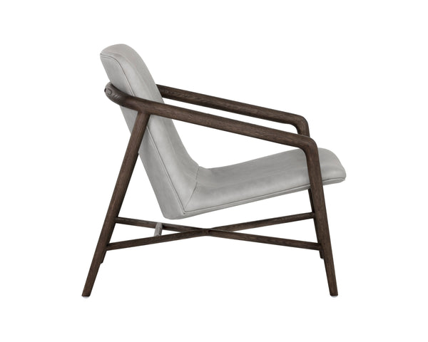 Cinelli Lounge Chair  Distressed Brown