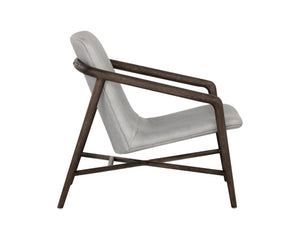 Cinelli Lounge Chair  Distressed Brown