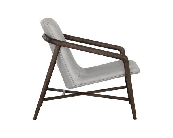 Cinelli Lounge Chair  Distressed Brown