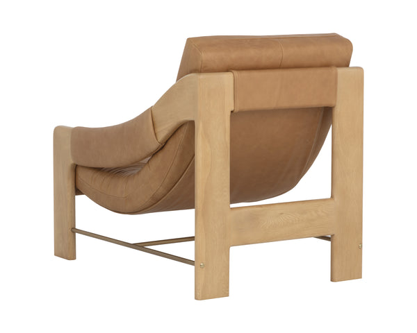 Rafferty Lounge Chair  Rustic Oak