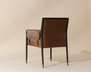 Mauti Dining Armchair  Brown
