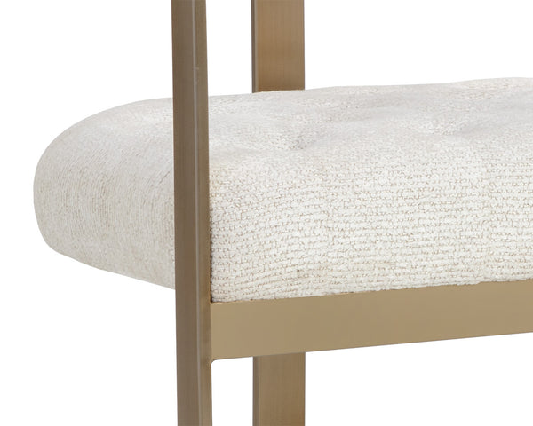 Beaumont Dining Armchair  Antique Brass