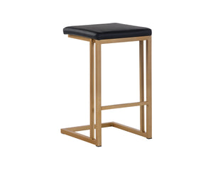 Boone Counter Stool  Champagne Gold  | Set of 2