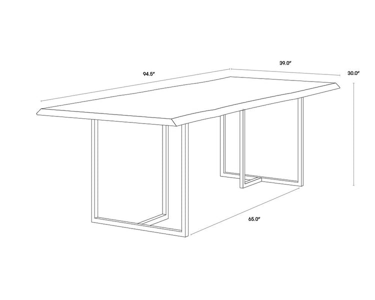 Donnelly Dining Table - 95"W