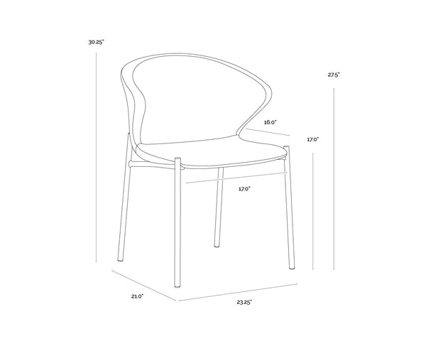 Eric Dining Chair  | Set of 2