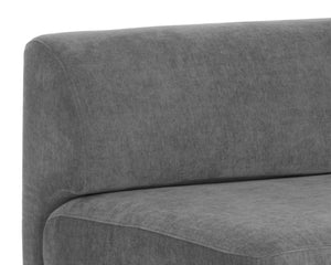 Harmony Modular Armless Chair Right Shelf