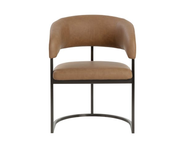 Marris Dining Armchair  Gunmetal