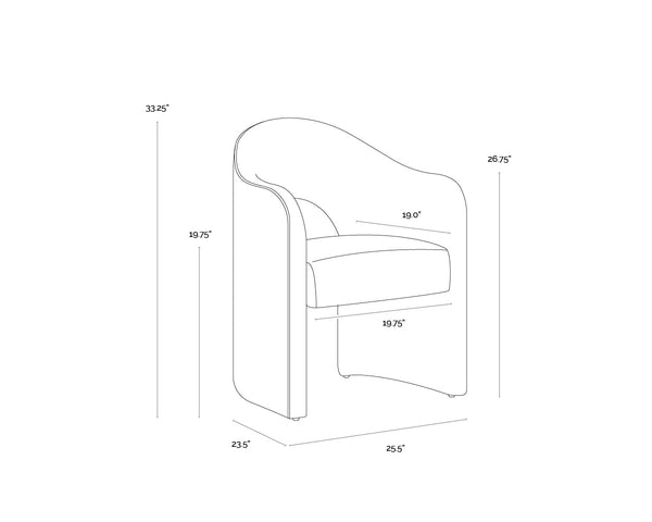 Anaya Dining Armchair