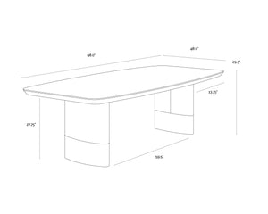 Calida Dining Table - 98"