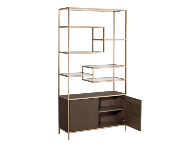 Stamos Bookcase  Black