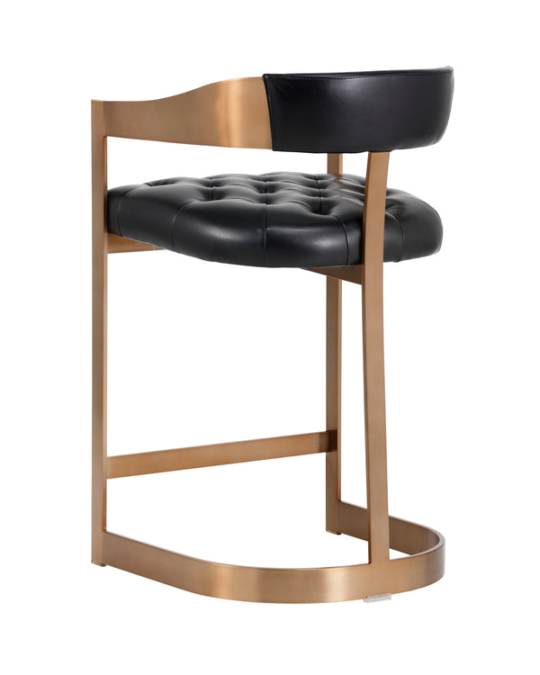 Beaumont Counter Stool  Antique Brass