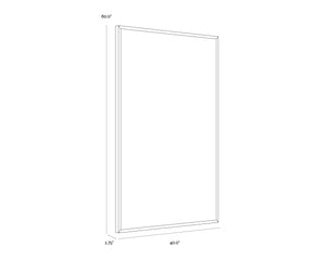 Turning Point Ii  40" X 60"  Bronze Floater Frame