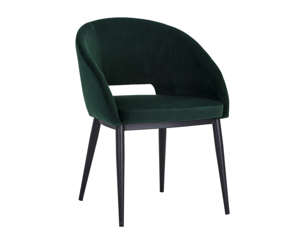 Thatcher Dining Armchair  Black
