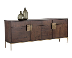 Jade Sideboard  Antique Brass