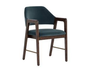 Milton Dining Armchair  Smoke Acacia