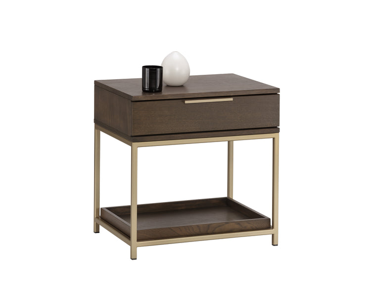 Rebel Nightstand Small  Gold