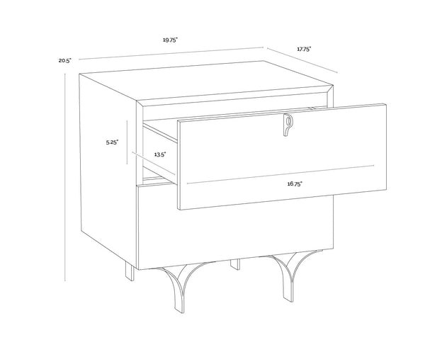 Celine Nightstand Small