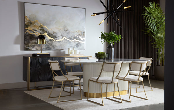 Dalton Sideboard  Antique Brass