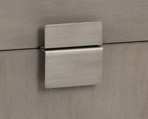 Jade Nightstand  Antique Silver