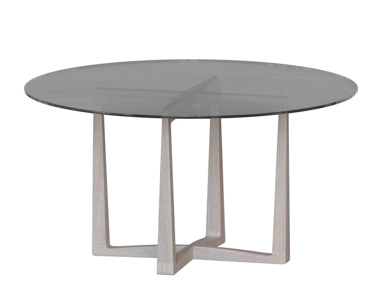 Sunpan Glass Dining Table Top Round - 59"W