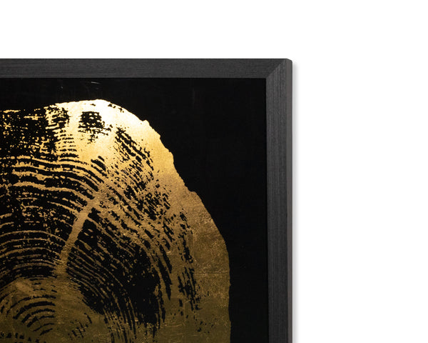 Time Lines (Set Of 4)  30" X 30"  Charcoal Frame