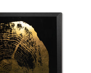 Time Lines (Set Of 4)  30" X 30"  Charcoal Frame