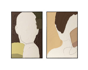 Strike A Pose Ii  40" X 60"  Black Floater Frame