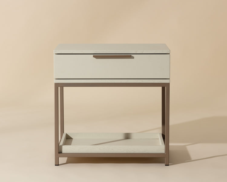 Rebel Nightstand Small  Champagne Gold