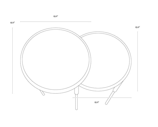 Kyrie Nesting End Tables (Set Of 2)